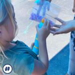 Girl applying sunscreen