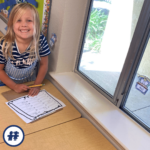 Student learning sight words