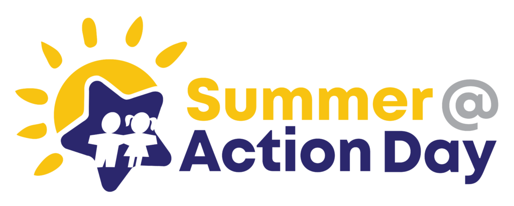 Summer at Action Day logo whtkids
